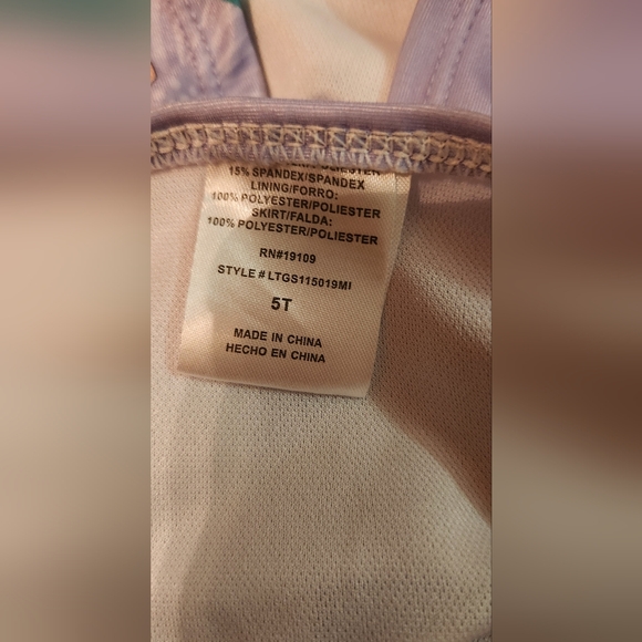 Girls Disney Princess 2 Pc.Set The Little Mermaid Ariel Swim Suit - Picture 3 of 5